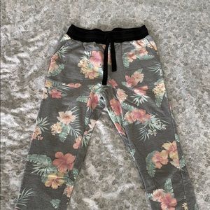 Floral joggers
